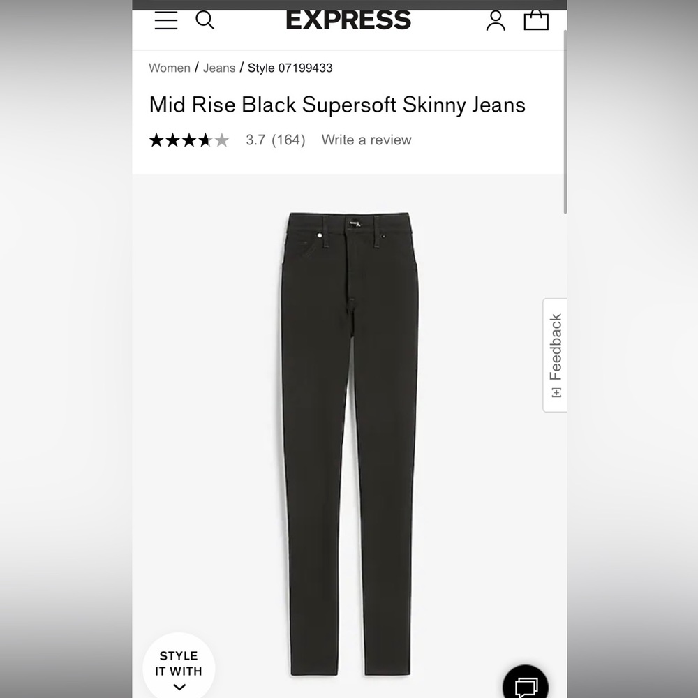 Express super soft jean jeggings